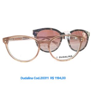 Armação Feminina C/Clipon de Acetato Dudalina