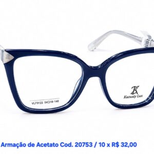 Armação de acetato feminina