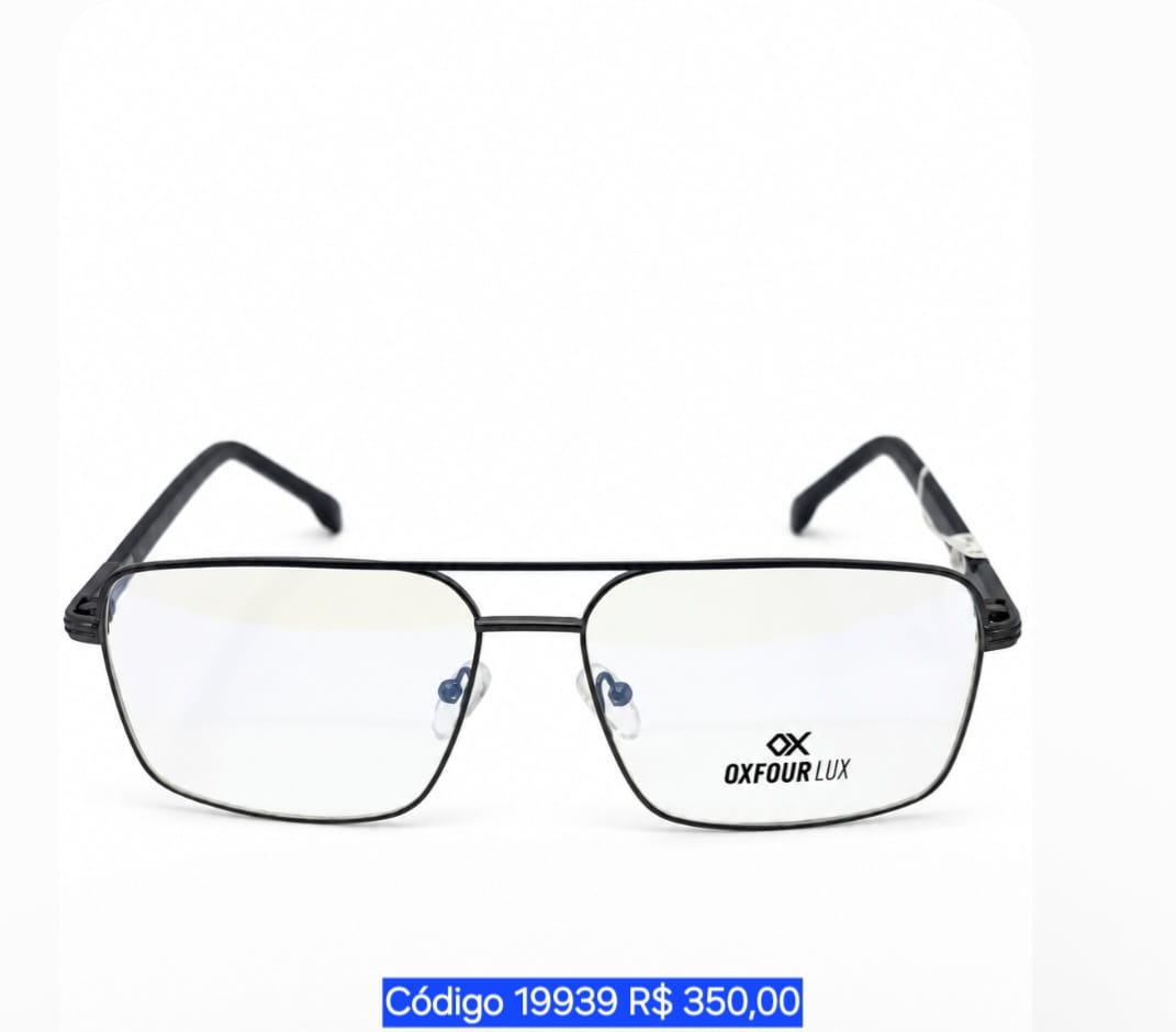 Armação Metalica Masculina Oxfour Lux Código 19939