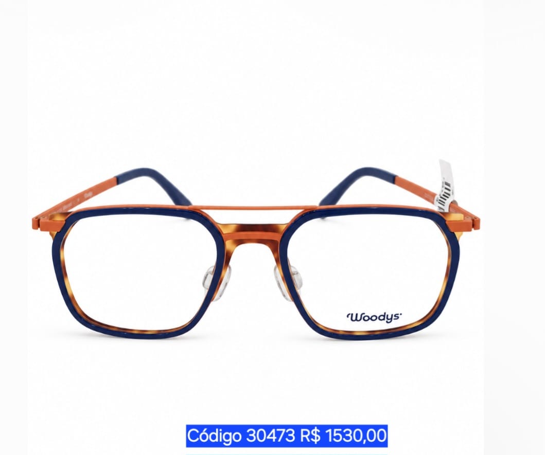 Armação Masculina de Titanium Woodys Código 30473