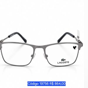 Armação Metalica Masculina Lacoste Código 19756