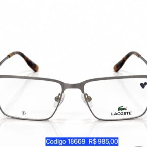 Armação Metalica Lacoste Masculina Código 18669