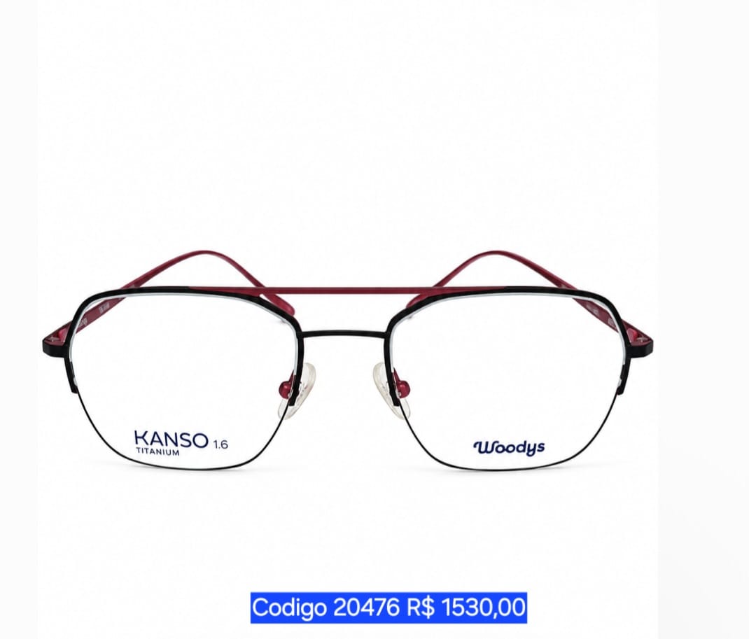 Armação Masculina Metalica C/Fio de Nilon  Woodys Código 20476