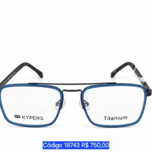 Armação Masculina de Titanium Keypers Código 18743