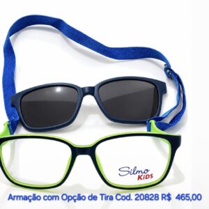 Armação de Silicone Infantil C/Clipon Solar Silmo