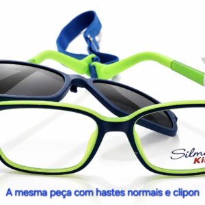 Armação de Silicone Infantil C/Clipon Solar